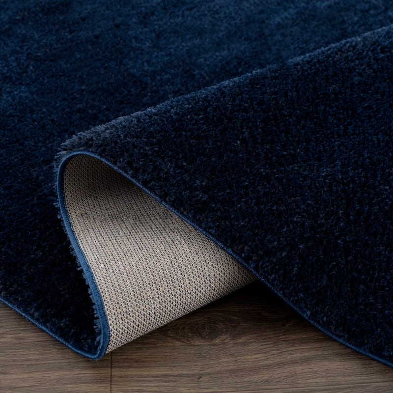 Hauteloom Heavenly Solid Shag Shaggy High Pile Area Rug