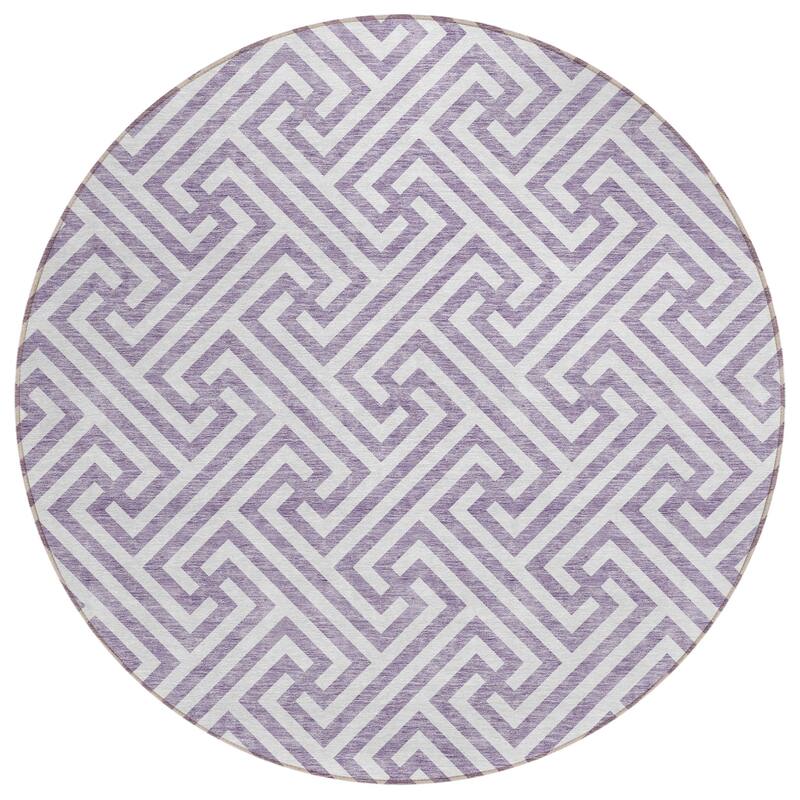 Machine Washable Indoor/ Outdoor Chantille Geo Modern Rug