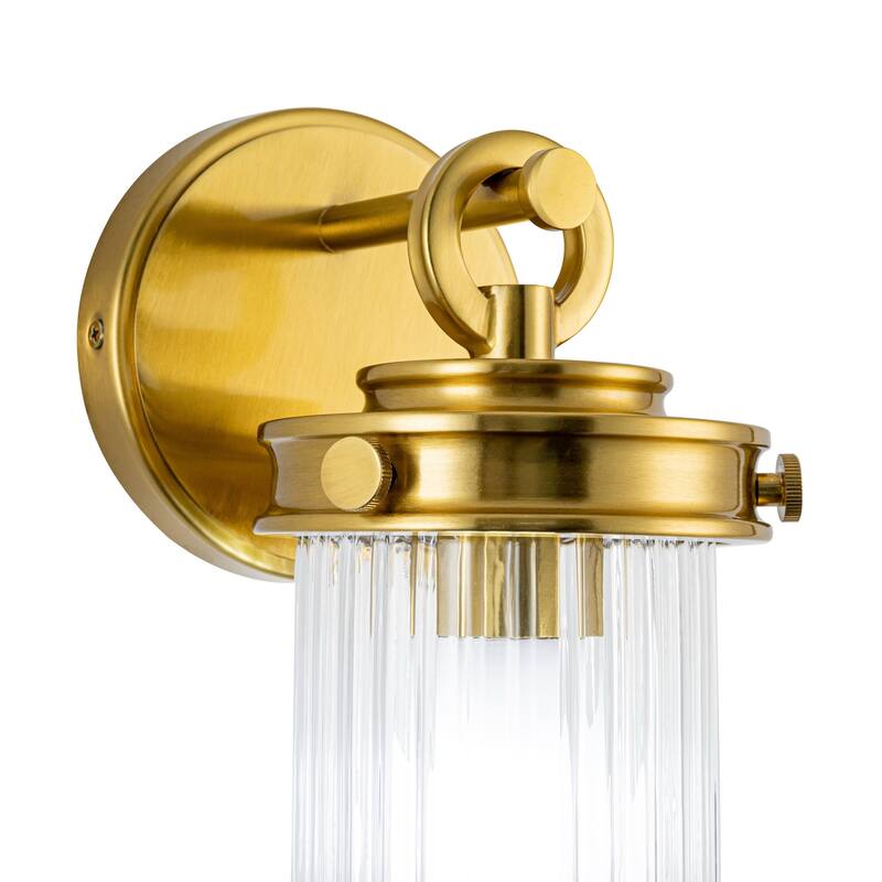 Artcraft Myla 1-Light Wall Sconce - Vintage Brass
