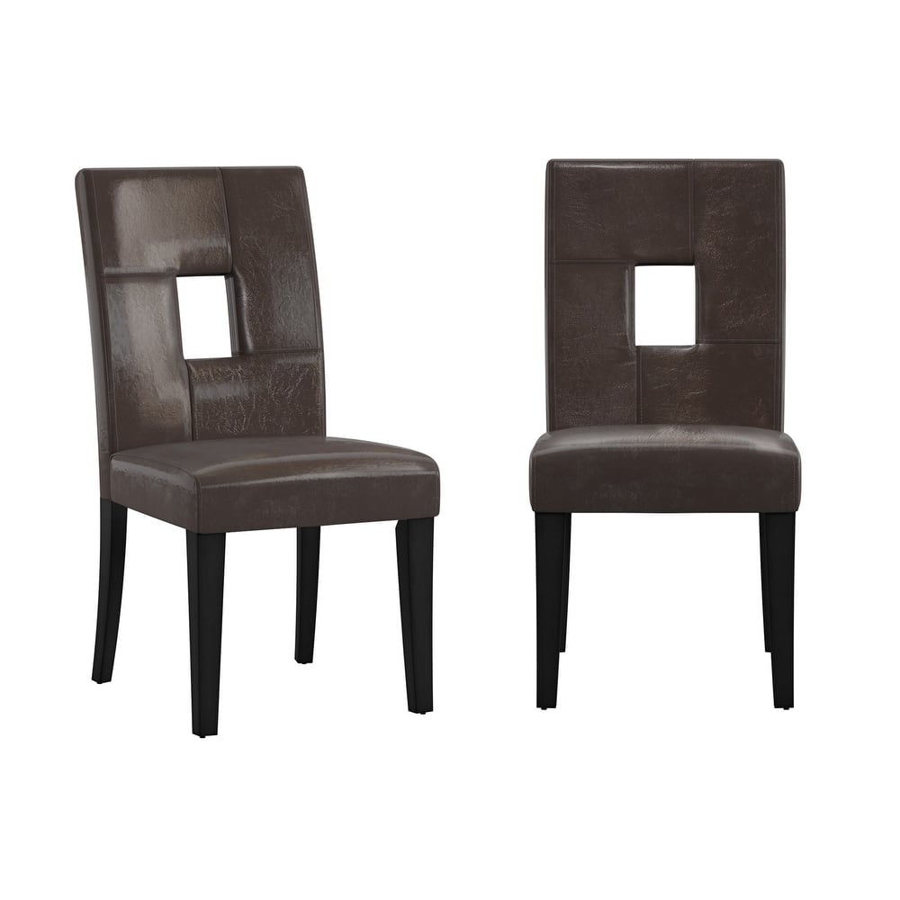 Brda Keyhole Back Dining Chairs (Set of 2) - Dining Chair