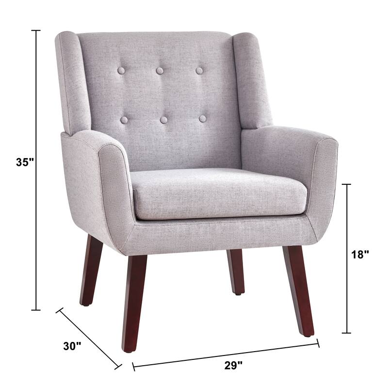 HUIMO Set of 2 Modern Tufted Accent Chair