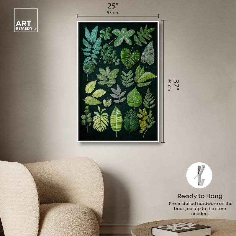 Leaf Library II Canvas by Art Remedy