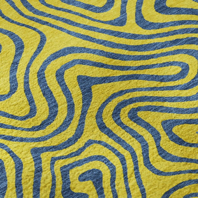 Premium Washable Super Soft Modern Maze Mayfield Rug