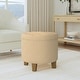 preview thumbnail 53 of 110, Carson Carrington Hare Button-tufted Round Storage Ottoman