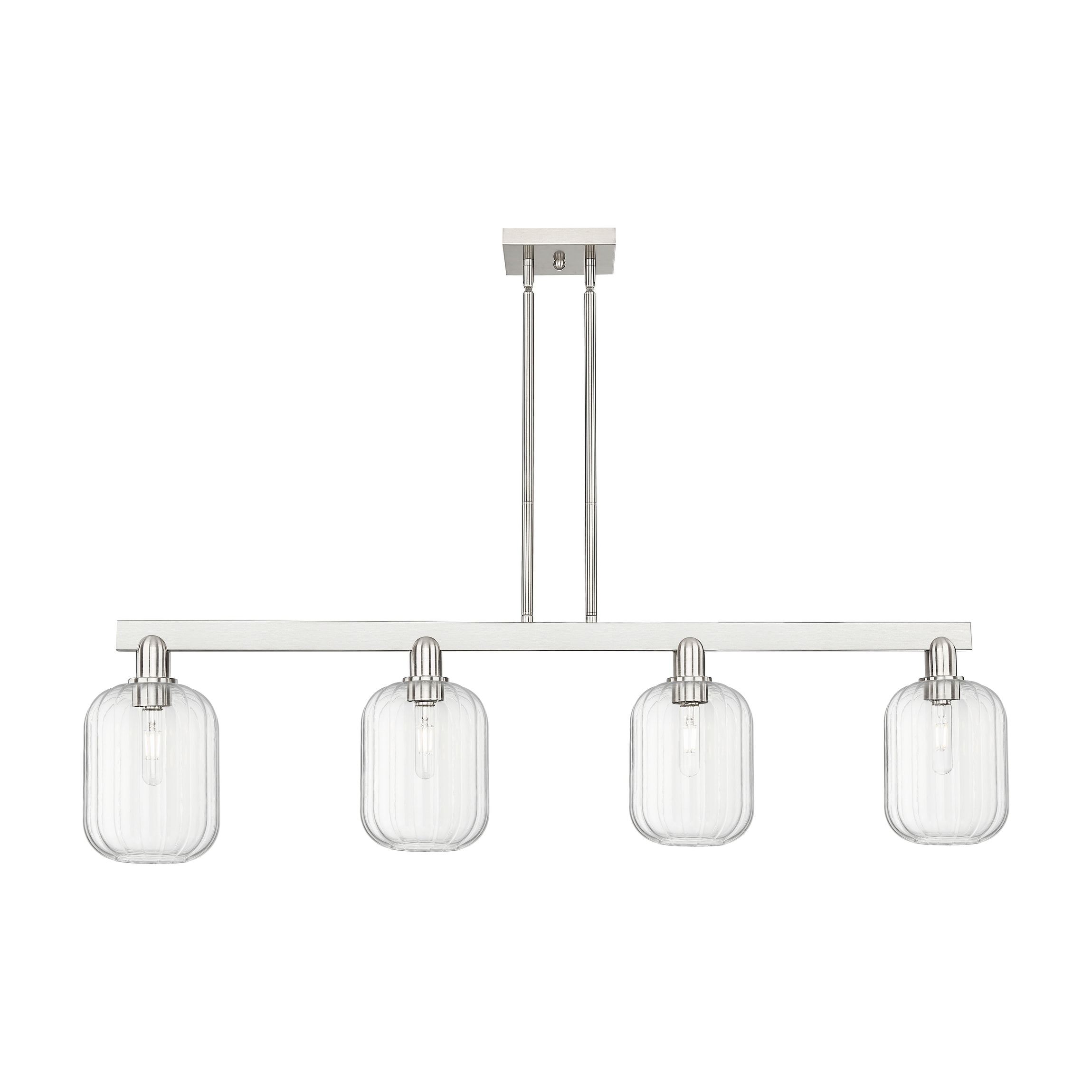 Innovations Lighting Urban Downtown - Preston - 4 Light 48" Jar Shade Stem Hung Island Light