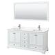 Option White, Chrome Trim, Giotto Quartz Top