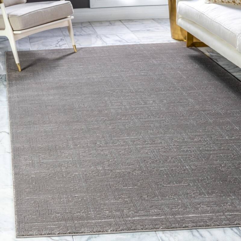 Contemporary Richye Collection Area Rug - Gray - 2'x3'1"
