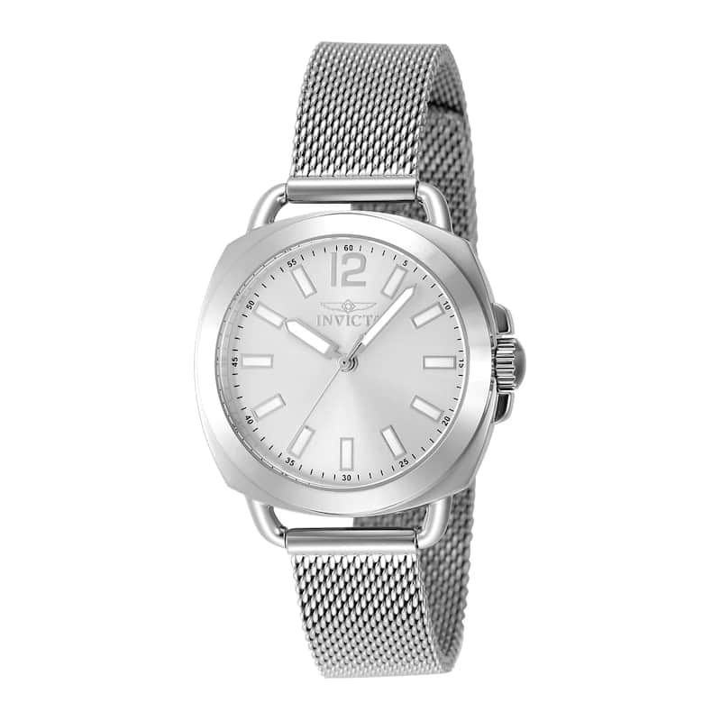Invicta Women's 48915 Wildflower Quartz 3 Hand Silver Dial Watch