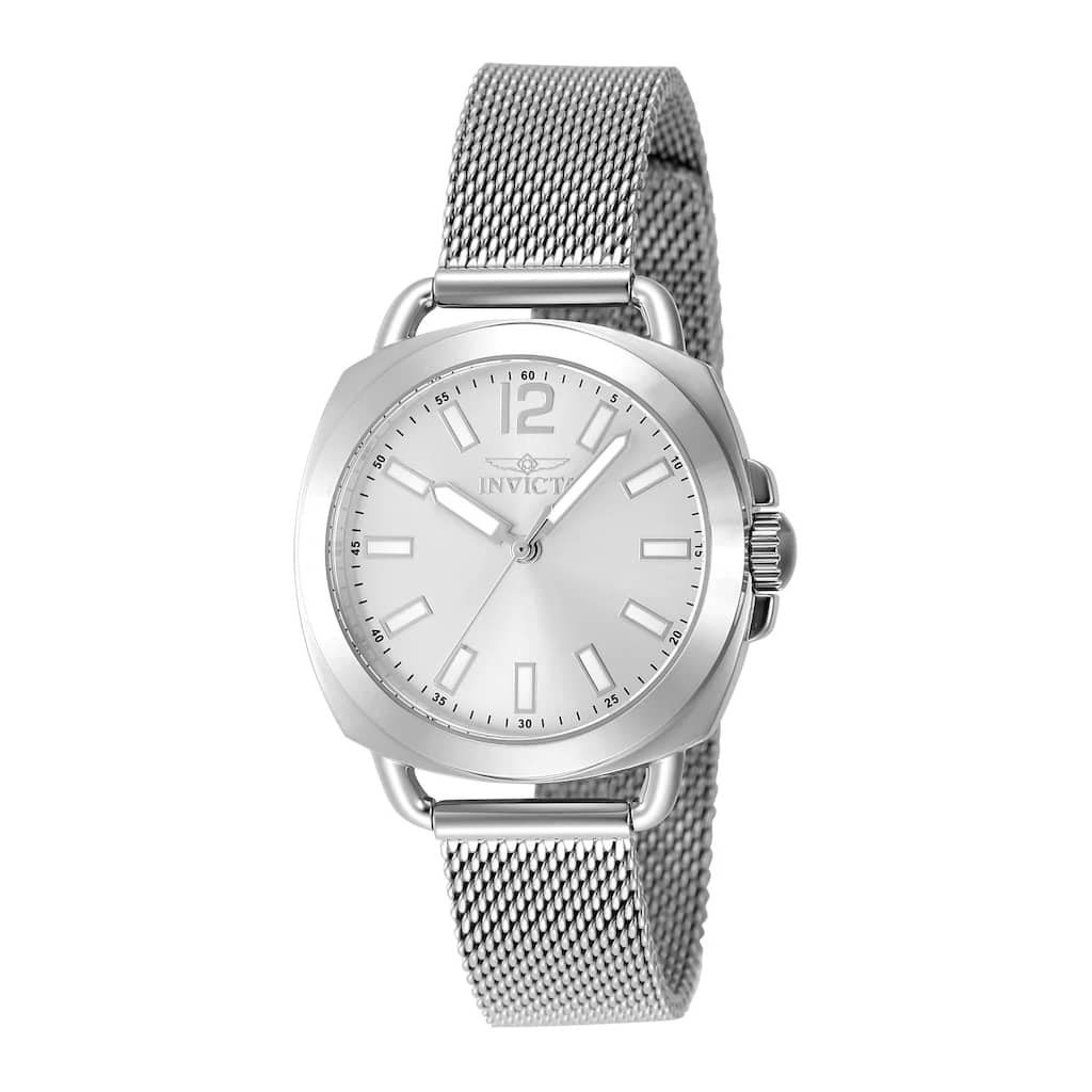 Invicta Women's 48915 Wildflower Quartz 3 Hand Silver Dial Watch