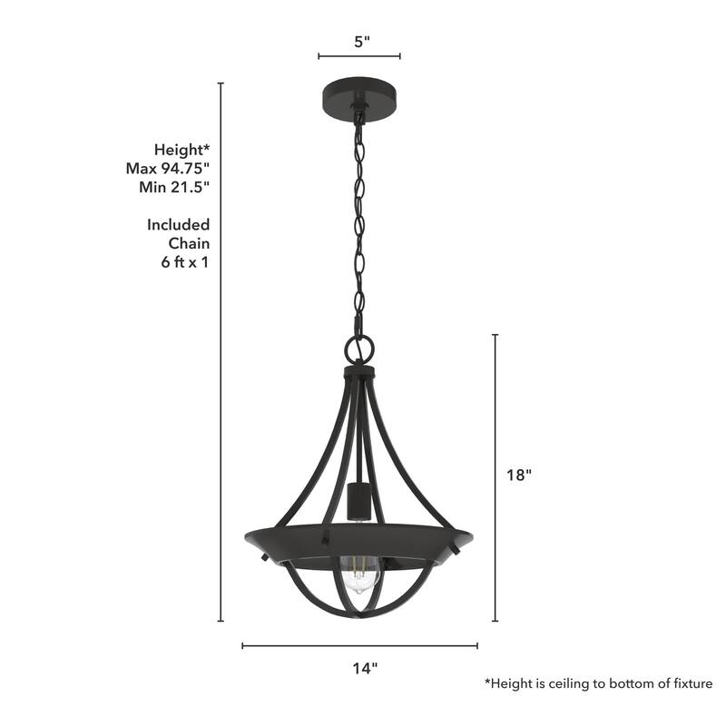 Hunter Perch Point Pendant - Island, Dining, Entry - Rustic, Mountain, Modern