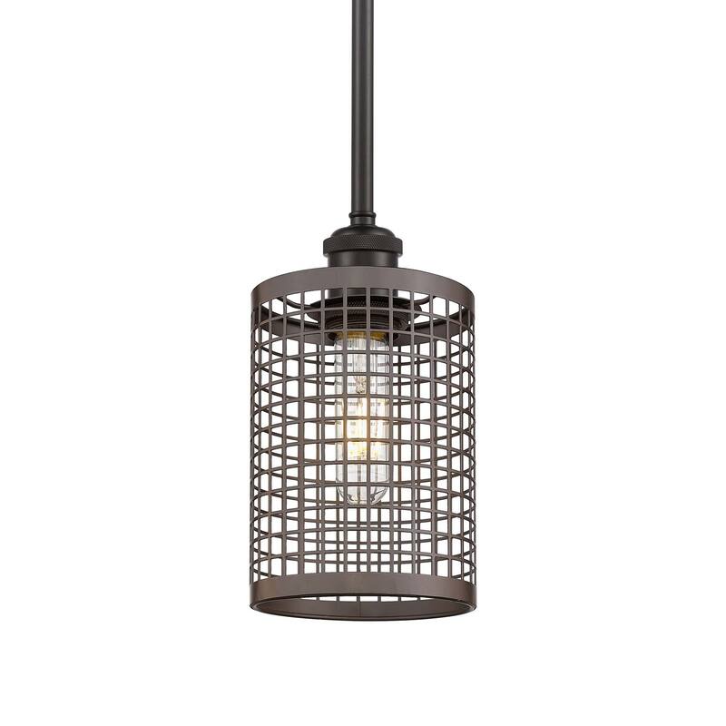 Innovations Lighting 516-1S-10-5 Nestbrook Pendant Nestbrook 5" Wide - Oil Rubbed Bronze