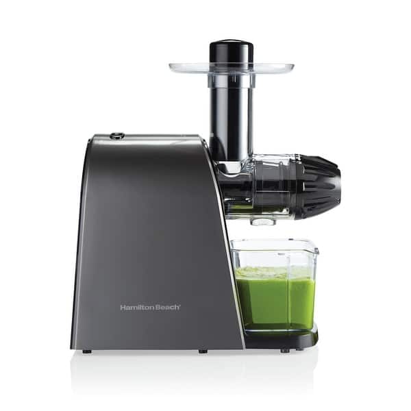 slide 2 of 8, Hamilton Beach Slow Masticating Juicer