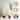 5Ft Pre-Lit Snowy Artificial Christmas Tree in MgO Crate - 60" H x 36" Diameter