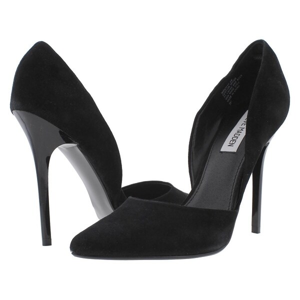 steve madden black pointed heels