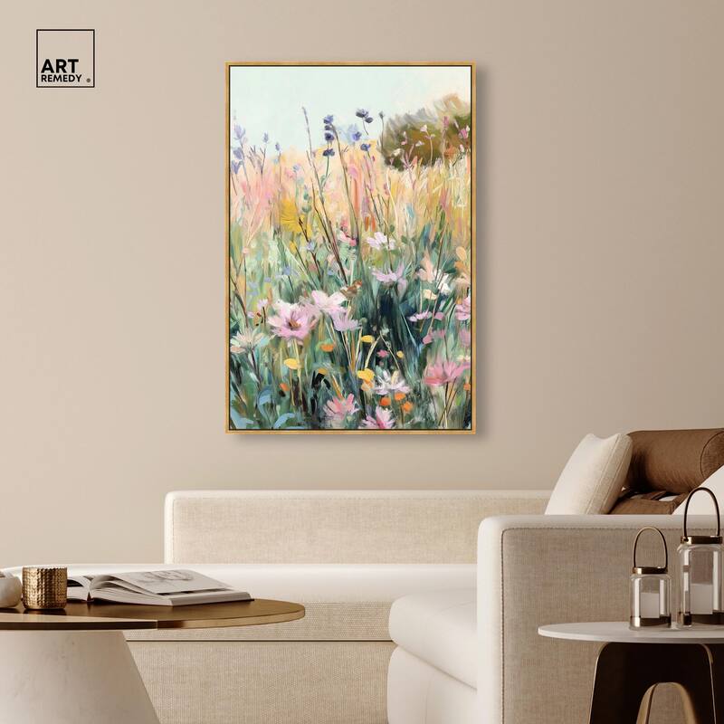 Floral Impressionism II Canvas by Art Remedy