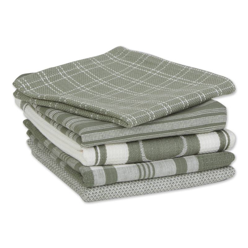 DII Foodie Dishtowel And Dishcloth 5 Piece