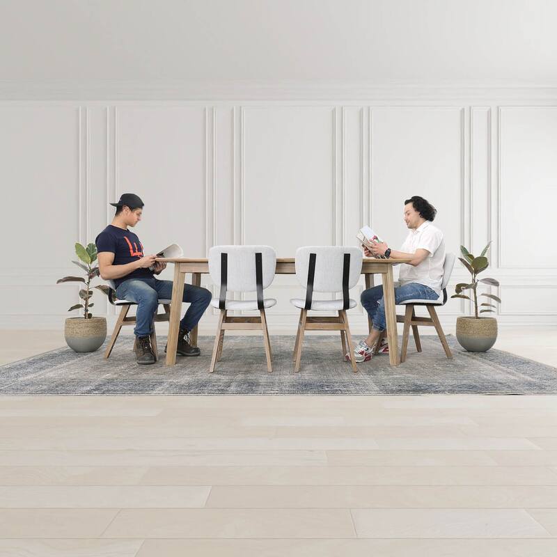 19" Wide Dining Chair, Tweed Haze (Set of 2)