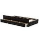preview thumbnail 12 of 14, Twin Wood Bunk Bed with Trundle, Drawers & Ladder - Strong Wooden Frame