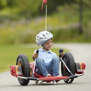 High-Speed 12V Kids Ride On Car with 2WD, Exaggerated Wheels, and Safety Belt
