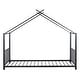 preview thumbnail 7 of 25, Twin Size Metal House Platform Bed