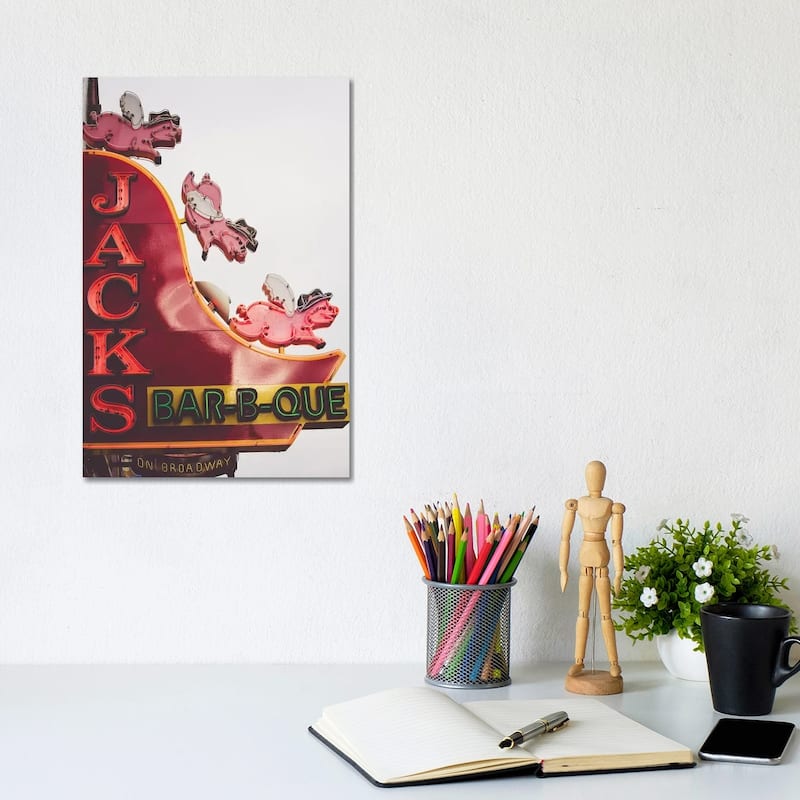iCanvas "Nashville Neon I" by Ann Hudec Canvas Print - 12x8x0.75