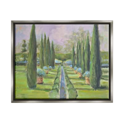 Stupell Elegant Manicured Gardens Landscaped Topiary Greenery Floater Frame, Design by Allayn Stevens