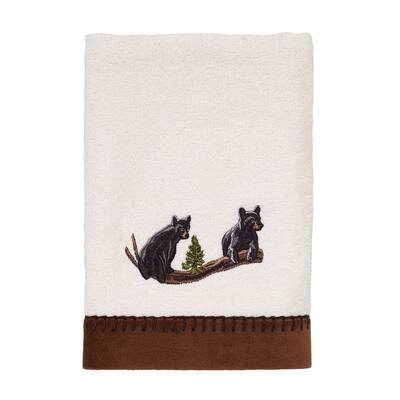 Avanti Black Bear Lodge Hand Towel