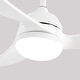 preview thumbnail 69 of 75, Sofucor 42/52 Inch Low Profile Flush Mount Ceiling Fan with Light,Remote Control,Solid wood/ABS Blades,Reversible Quiet DC Motor