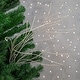 preview thumbnail 2 of 2, 36" Champagne Gold Glittered Christmas Twig Spray
