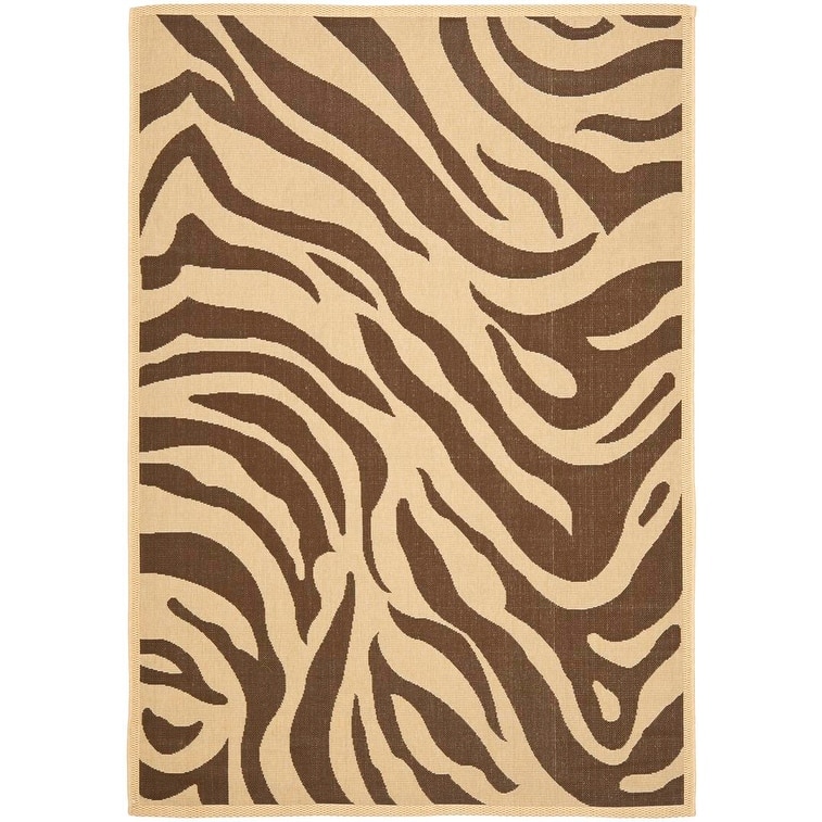 SAFAVIEH Courtyard Eunice Indoor/ Outdoor Waterproof Patio Backyard Rug - 6' x 9'