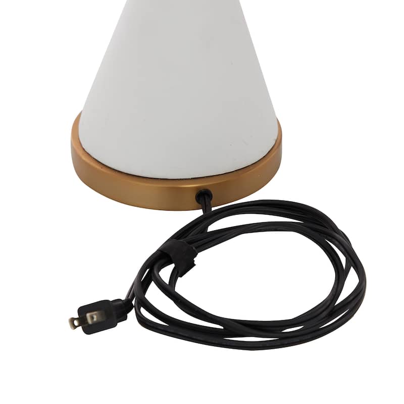 Ceramic Room Table Lamp - White - CosmoLiving by Cosmopolitan