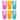 Abode Homewares Mesa Acrylic Drinking Glass - Assorted Colors - 22 oz - Set of 6