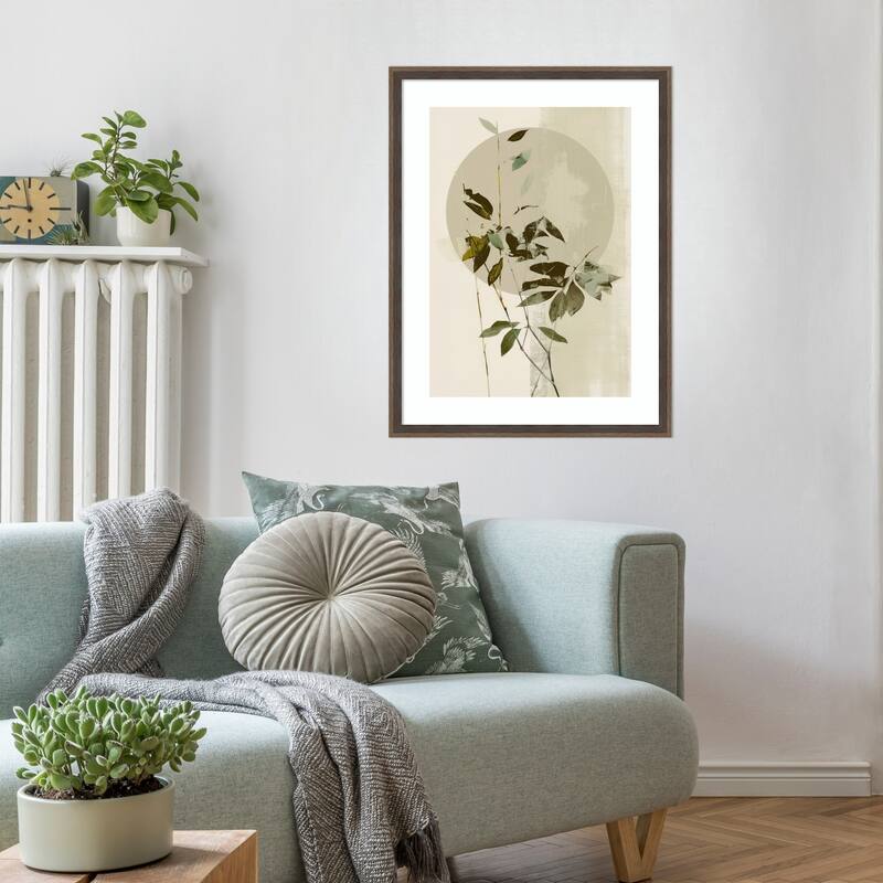 Whispering Leaves by Treechild Wood Framed Wall Art Print