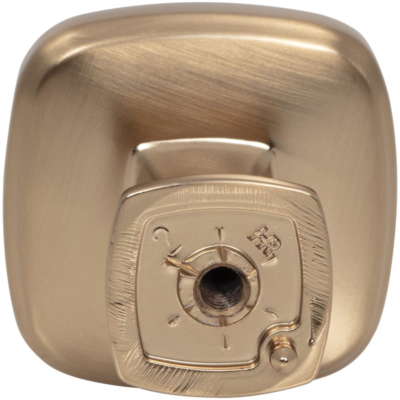 Jeffrey Alexander 782 Fontana 1-3/8" Contemporary Ridged Square