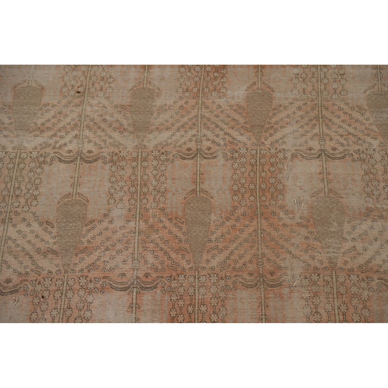 Pre-1900 Antique Tabriz Haj Jalili Persian Rug Handmade Wool Carpet - 10'11"x 14'8"