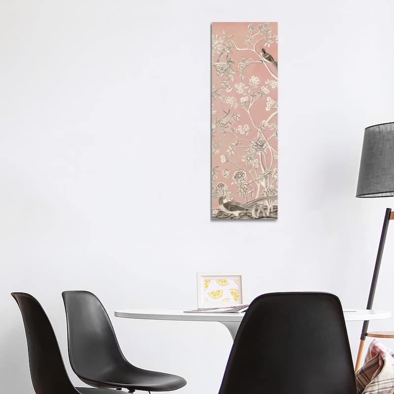 iCanvas "Blush Chinoiserie I" by Naomi McCavitt Canvas Print - 48x16x1.5