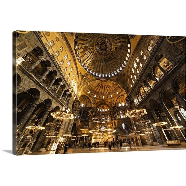 Shop Interior Of Hagia Sophia Istanbul Turkey Canvas Wall Art
