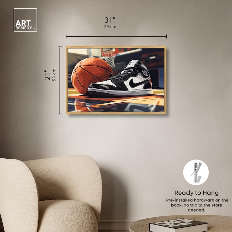 At the Court Canvas by Art Remedy
