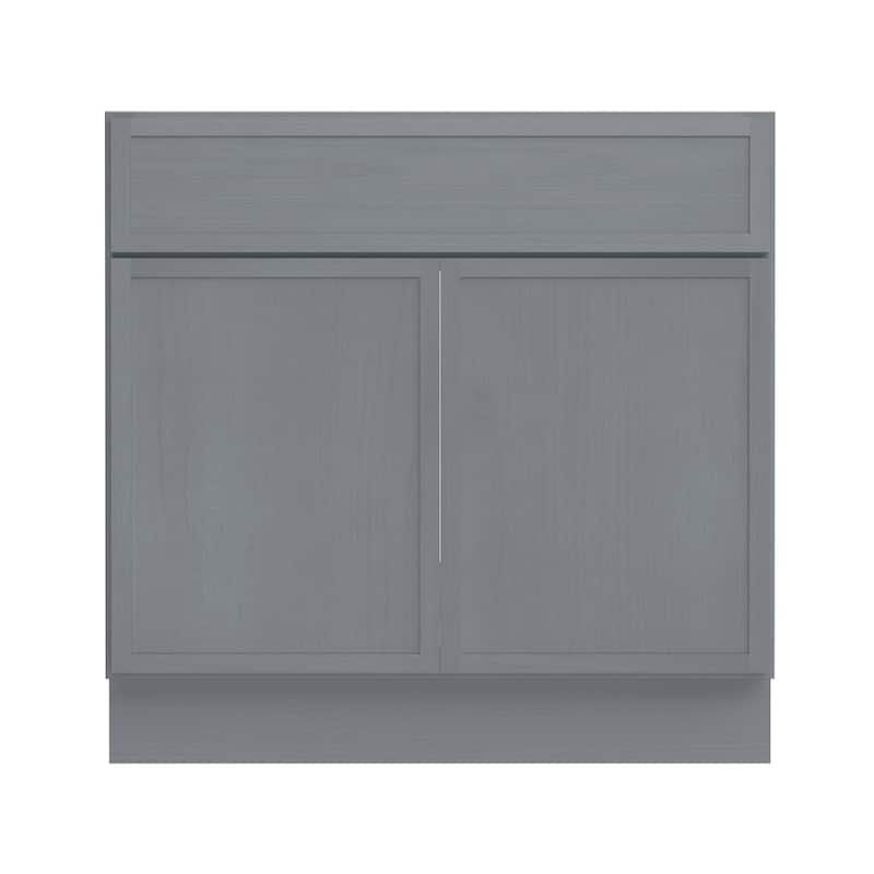 Vanity Art 36" Freestanding Single Base Storage Cabinet with Soft Close Doors