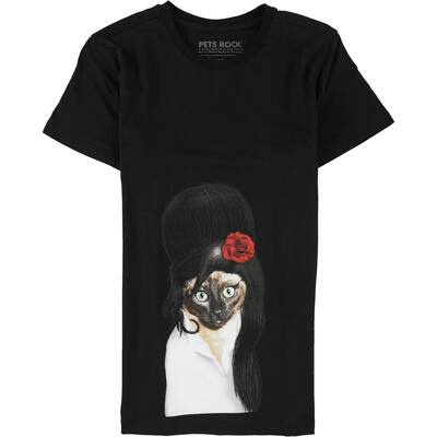 Elevenparis Mens Tattoo Cat Graphic T-Shirt