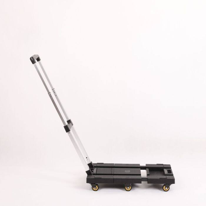 Folding Portable Dolly Cart 200-Style for Heavy-Duty Transport - Black