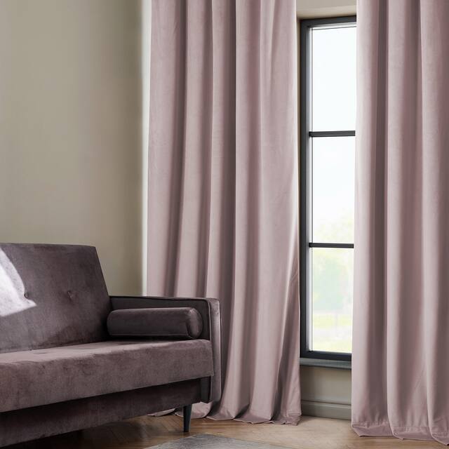 Exclusive Fabrics Heritage Plush Velvet Curtain (1 Panel)