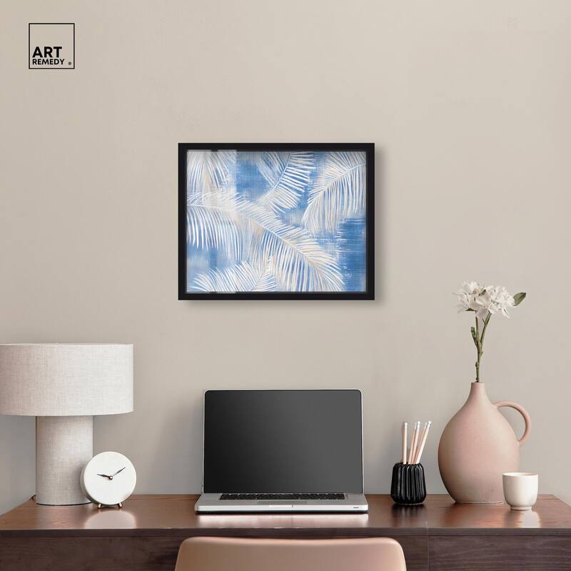 Sky Palm Silhouettes Shadowbox by Art Remedy