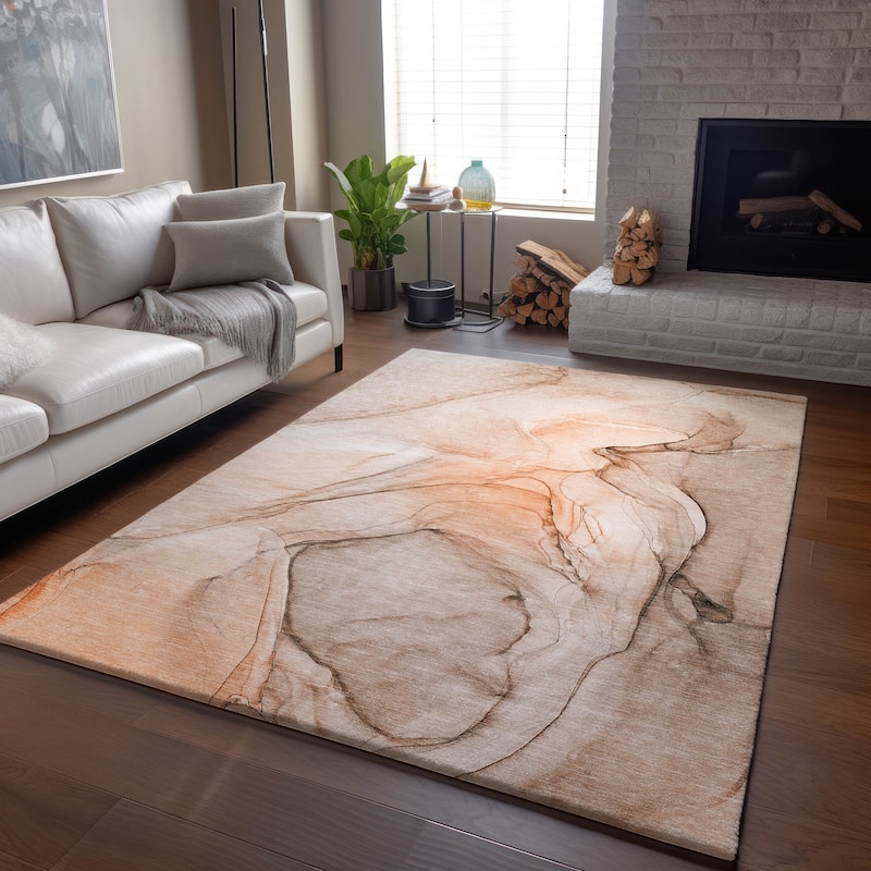 Premium Washable Super Soft Abstract Contemporary Mayfield Rug