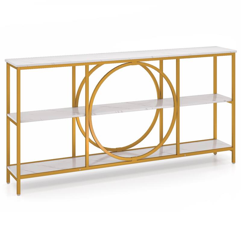 Gymax Jewelry Wood Cabinet Armoire Storage Box Chest St& Organizer - White