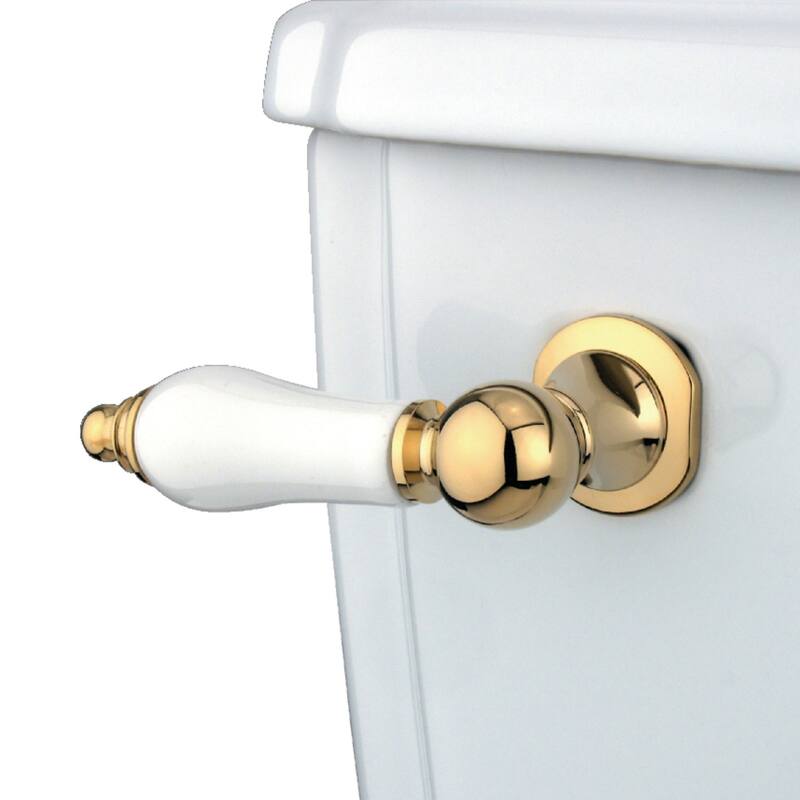 Victorian Toilet Tank Lever - Polished Brass