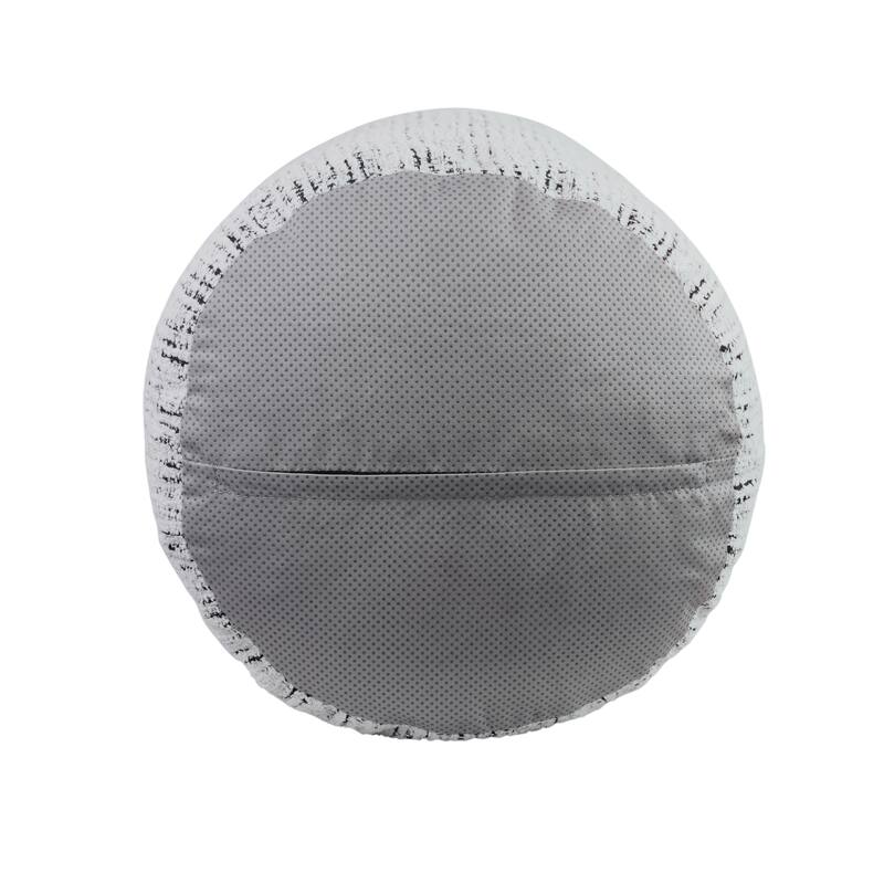 Ossela Fabric Round Pouf