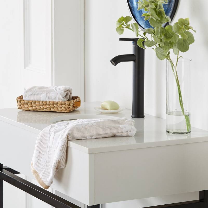 Luxurious Cotton Decorative Floral Towel Set