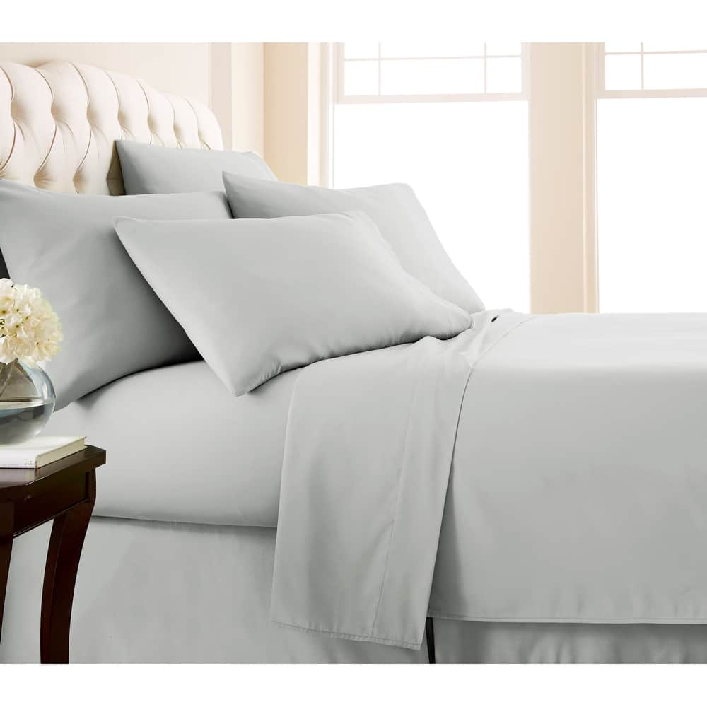 No-slip Ultra-soft Deep Pocket 6-piece Bed Sheet Set