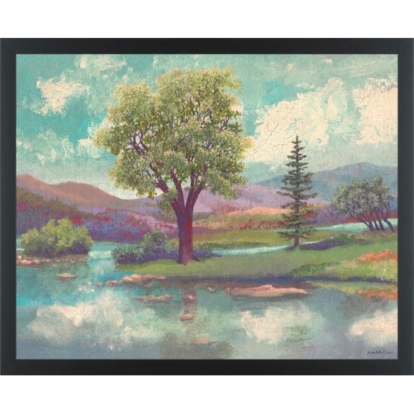 Shop Easy Art Prints Victor Valla S Riverscape Ii Premium Canvas